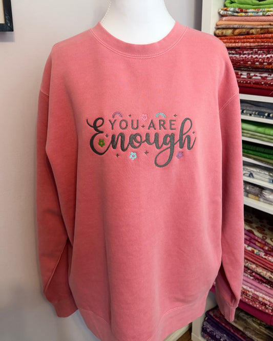You Are Enough Embroidery